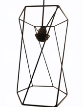 Cargar imagen en el visor de la galería, COLGANTE METALICO HEXÁGONO