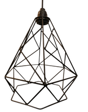 Cargar imagen en el visor de la galería, COLGANTE DIAMANTE CON DISEÑO