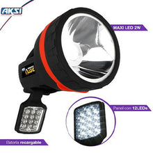 Cargar imagen en el visor de la galería, Linterna recargable emergency light 2 WATTS