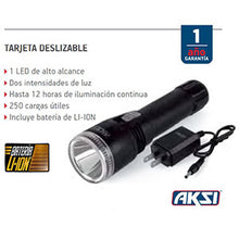 Cargar imagen en el visor de la galería, Mini linterna con batería de Litio