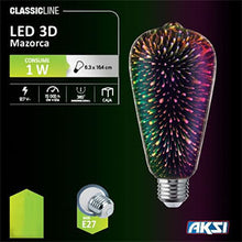 Cargar imagen en el visor de la galería, FOCO LED DECORATIVO 3D MAZORCA