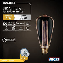 Cargar imagen en el visor de la galería, Foco Led Vintage Tornado Mazorca