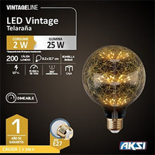 Cargar imagen en el visor de la galería, Foco LED Vintage Telaraña