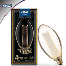 Cargar imagen en el visor de la galería, Foco Led Vintage Vela Tornado