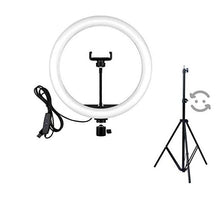 Cargar imagen en el visor de la galería, Aro de luz multitonalidad (luz fría, neutra o cálida) 26 cm