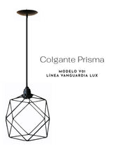 Cargar imagen en el visor de la galería, COLGANTE METÁLICO PRISMA