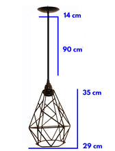Cargar imagen en el visor de la galería, COLGANTE DIAMANTE CON DISEÑO