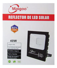 Cargar imagen en el visor de la galería, Reflector LED con panel solar
