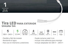 Cargar imagen en el visor de la galería, TIRA LED LUZ CALIDA 5 METROS
