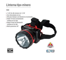 Cargar imagen en el visor de la galería, LINTERNA TIPO MINERO