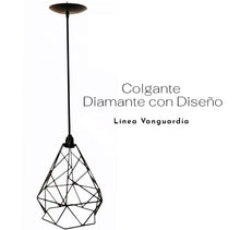 Cargar imagen en el visor de la galería, COLGANTE DIAMANTE CON DISEÑO