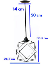 Cargar imagen en el visor de la galería, COLGANTE METÁLICO PRISMA