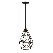 Cargar imagen en el visor de la galería, COLGANTE DIAMANTE CON DISEÑO