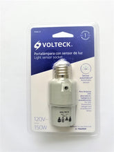 Cargar imagen en el visor de la galería, PORTA LÁMPARAS CON SENSOR DE LUZ