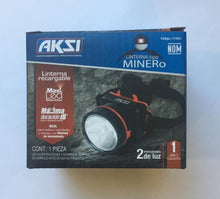 Cargar imagen en el visor de la galería, LINTERNA TIPO MINERO