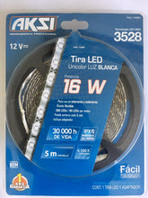 Cargar imagen en el visor de la galería, TIRA LED LUZ BLANCA 5 METROS