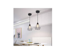 Cargar imagen en el visor de la galería, COLGANTE METALICO DIAMANTE SENCILLO