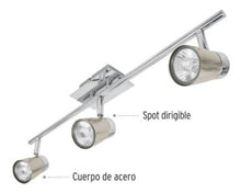 Cargar imagen en el visor de la galería, Arbotante Decorativo de 3 spots de Sobreponer