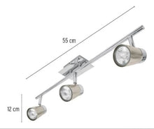 Cargar imagen en el visor de la galería, Arbotante Decorativo de 3 spots de Sobreponer