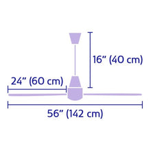 Cargar imagen en el visor de la galería, Ventilador de techo 56"