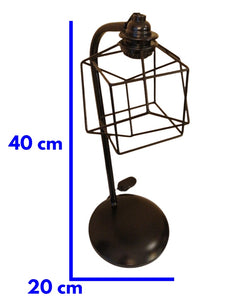 Lámpara de escritorio Figura de Doble Cubo