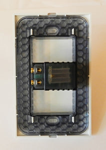 Atenuador de luz Plata con placa plástica (dimmer)