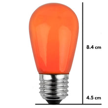 Cargar imagen en el visor de la galería, Foco S14 LED Color Naranja
