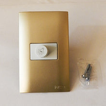 Cargar imagen en el visor de la galería, Atenuador de luz Champagne con placa plástica (dimmer)
