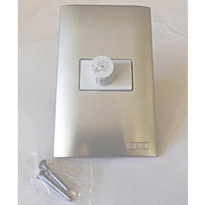 Atenuador de luz Plata con placa plástica (dimmer)